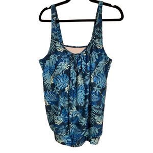 Yonique Blouson Swim Top 18 NWT